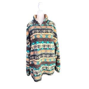 Sunshine & Rodeo Fleece Pullover - XL